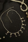 Buy_Do Taara_Silver Plated Kundan Necklace _at_Aza_Fashions