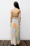 Nirmooha_Multi Color Georgette Printed Skirt _Online_at_Aza_Fashions
