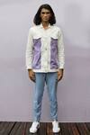 Buy_Nirmooha_White Denim Jacket _at_Aza_Fashions