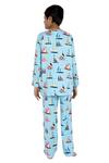 Shop_Nigh Nigh_Blue Cotton Printed Night Suit Set _at_Aza_Fashions