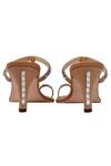 Shop_Preet Kaur_Beige Crystals Embellished Cone Heels _at_Aza_Fashions