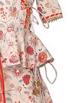 PWN_Beige Linen Satin Printed Lehenga Set  _Online_at_Aza_Fashions