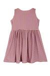 Shop_PWN_Purple Striped Dress For Girls_at_Aza_Fashions