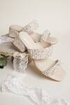 Phenominaal_Off White Diana Embellished Strap Block Heels_Online_at_Aza_Fashions
