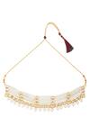 Khwaab by Sanjana Lakhani_Kundan Choker Jewellery Set_Online_at_Aza_Fashions