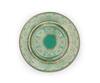 Perenne Design_Green Fine Bone China Emerald Palace Side Plate Set Of 2_Online_at_Aza_Fashions