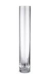 Buy_Perenne Design_White Handblown Glass Tubo Cylindrical Vase_at_Aza_Fashions