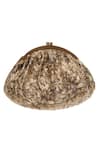 Buy Lovetobag Gold Embellished Floret Pouch at Aza Fashions Buy_Lovetobag_Gold Embellished Floret Pouch _at_Aza_Fashions