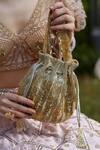 Buy_Lovetobag_Gold Embellished Nora Stone Potli _at_Aza_Fashions