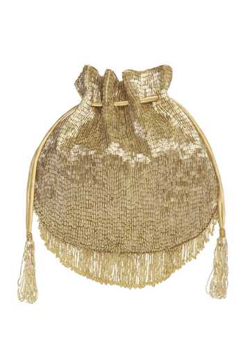 Buy_Lovetobag_Gold Embellished Panache Potli Bag _Online_at_Aza_Fashions