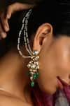 Buy_Paisley Pop_Gold Plated Beads Meenakari Earrings _Online_at_Aza_Fashions