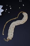 Shop_Paisley Pop_Gold Pearl Bead Chain Headband _at_Aza_Fashions