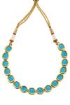Paisley Pop_Blue Stone Choker_Online_at_Aza_Fashions