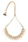 Paisley Pop_Gold Plated Kundan Jewellery Set _Online_at_Aza_Fashions