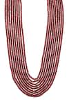 Paisley Pop_Red Bead Layered Necklace _Online_at_Aza_Fashions