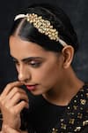 Buy_Paisley Pop_Gold Kundan Headband _at_Aza_Fashions