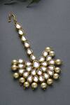 Buy_Paisley Pop_Gold Plated Kundan Maangtikka _Online_at_Aza_Fashions