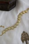 Shop_Paisley Pop_Gold Plated Kundans Embellished Mathapatti _at_Aza_Fashions