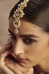 Paisley Pop_Gold Plated Kundan Maangtikka _Online_at_Aza_Fashions