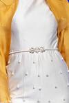 Buy Ridhi Mehra White Rope Waist Belt Online at Aza Fashions Buy_Ridhi Mehra_White Rope Waist Belt_Online_at_Aza_Fashions