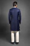 Shop Mitesh Lodha Blue Front-open Sherwani at Aza Fashions Shop_Mitesh Lodha_Blue Front-open Sherwani_at_Aza_Fashions