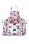 Shop_Payal Singhal_Purple Canvas Printed Star Apron _at_Aza_Fashions