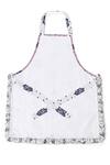 Payal Singhal_Purple Canvas Printed Star Apron _Online_at_Aza_Fashions