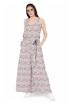 Buy_Payal Singhal_Grey Art Crepe Printed Geometric Butterfly Scoop Neck Jumpsuit _at_Aza_Fashions