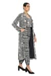 Buy_Payal Singhal_Black Crepe Printed Camisole Scoop Asma Pant Set With Long Blazer _Online_at_Aza_Fashions