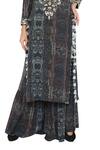 Payal Singhal_Multi Color Crepe Printed Notched Amaira Backless Kurta And Sharara Set _at_Aza_Fashions