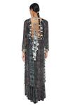 Shop_Payal Singhal_Multi Color Crepe Printed Notched Amaira Backless Kurta And Sharara Set _at_Aza_Fashions