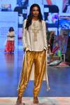 Buy_Payal Singhal_Off White Abla Silk Embroidery Moon Round Chaandtara Kurta And Pant Set _at_Aza_Fashions