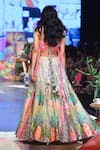 Payal Singhal_Pink Dupion Silk And Embroidery Kite Ivana Tropical Lehenga Set_Online_at_Aza_Fashions