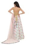 Shop_Payal Singhal_Cream Dupion Printed Floral Pattern Round Spring Lehenga Set _at_Aza_Fashions