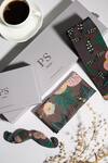 Buy_PS Men by Payal Singhal_Brown Abutilon Print Moustache Pin_at_Aza_Fashions