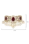 Buy_Anayah Jewellery_Kundan Choker Jewellery Set_Online_at_Aza_Fashions