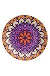 The Quirk India_Divine Abstract Decorative Wall Plate_Online_at_Aza_Fashions