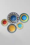 Buy_The Quirk India_Mandala Decorative Wall Plates (Set of 5)_at_Aza_Fashions