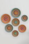 Buy_The Quirk India_Abstract Style Decorative Wall Pates (Set of 7)_at_Aza_Fashions