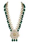 Buy_Anayah Jewellery_Kundan Bead Drop Long Necklace_at_Aza_Fashions