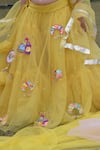 Panchhi by Kanupriya Tibrewala_Yellow Silk Organza Embroidered Lehenga Set _at_Aza_Fashions