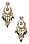 Shop_Riana Jewellery_Gold Plated Jadtar Stone Choker Set _Online_at_Aza_Fashions