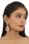 Riana Jewellery_Gold Plated Real Jadtar Stones Bead Embellished Necklace Set _Online_at_Aza_Fashions