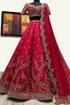 Buy_Riantas_Raw Silk Embroidered Lehenga Set_at_Aza_Fashions