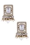 Anayah Jewellery_Beaded Kundan Pendant Choker Jewellery Set_Online_at_Aza_Fashions