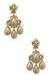 Buy_Radhika Agrawal Jewels_Gold Plated Crystals, Pearls Luisant Bead Drop Danglers _at_Aza_Fashions