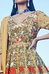 Buy Sahil Kochhar Yellow Tunic Silk Organza Pants Cotton Linen Dupatta Chiffon V Ranjabi Set Online at Aza Fashions Buy_Sahil Kochhar_Yellow Tunic Silk Organza Pants Cotton Linen Dupatta Chiffon V Ranjabi Set _Online_at_Aza_Fashions