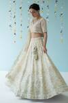 Buy_Angad Singh_White Raw Silk Dupatta Net Lining Cotton Crepe Embroidery Bridal Lehenga Set _Online_at_Aza_Fashions
