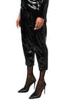 Bloni_Black Faux Leather Pant_Online_at_Aza_Fashions