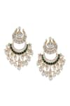 Buy_Riana Jewellery_Gold Plated Stone Bead Drop Tiered Chandbalis _Online_at_Aza_Fashions